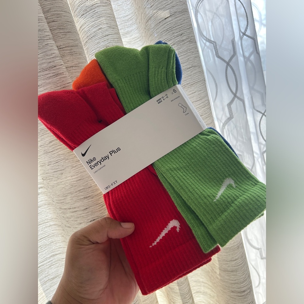 Nike Dri-Fit Socks 6PK
